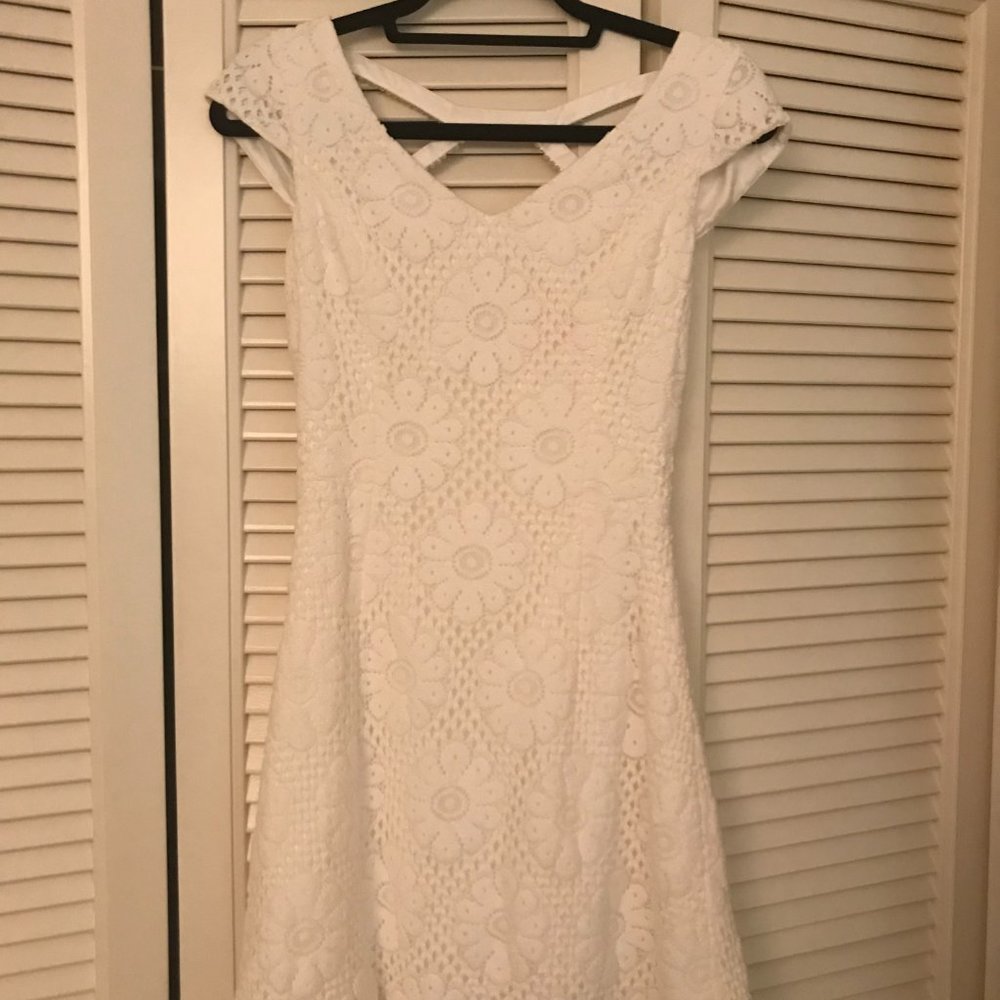Lily Pulitzer Vintage White Summer Dress  Size 00